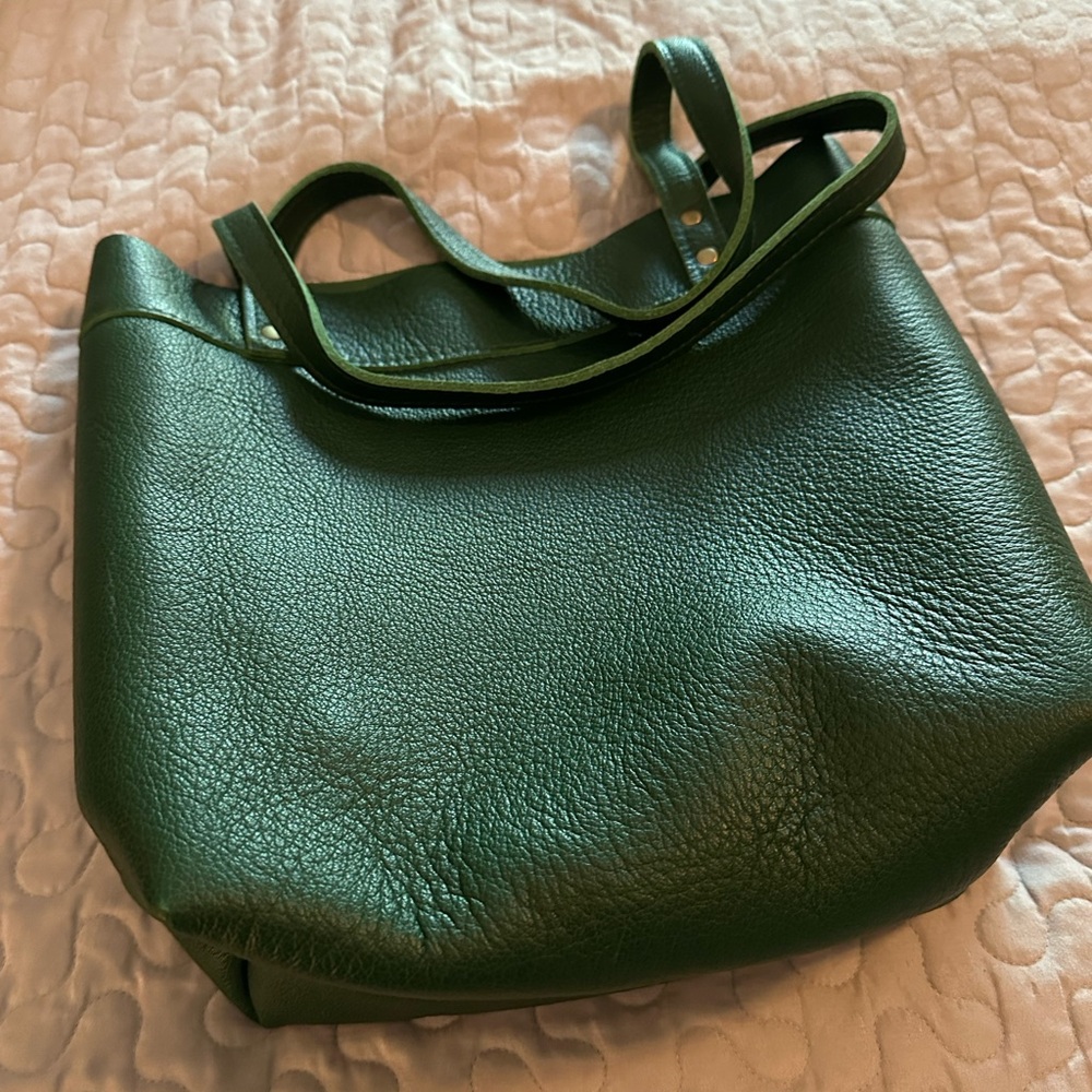 Portland Leather Montana Tote Bag with Pebbled Finish